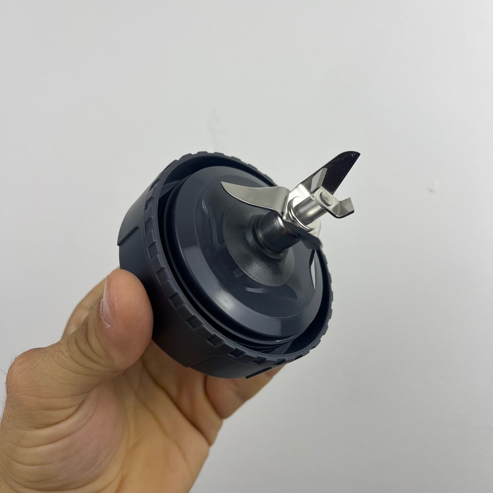 Ninja Single Serve Cup Extractor Blade Replacement 6-Fin Gray  Excellent